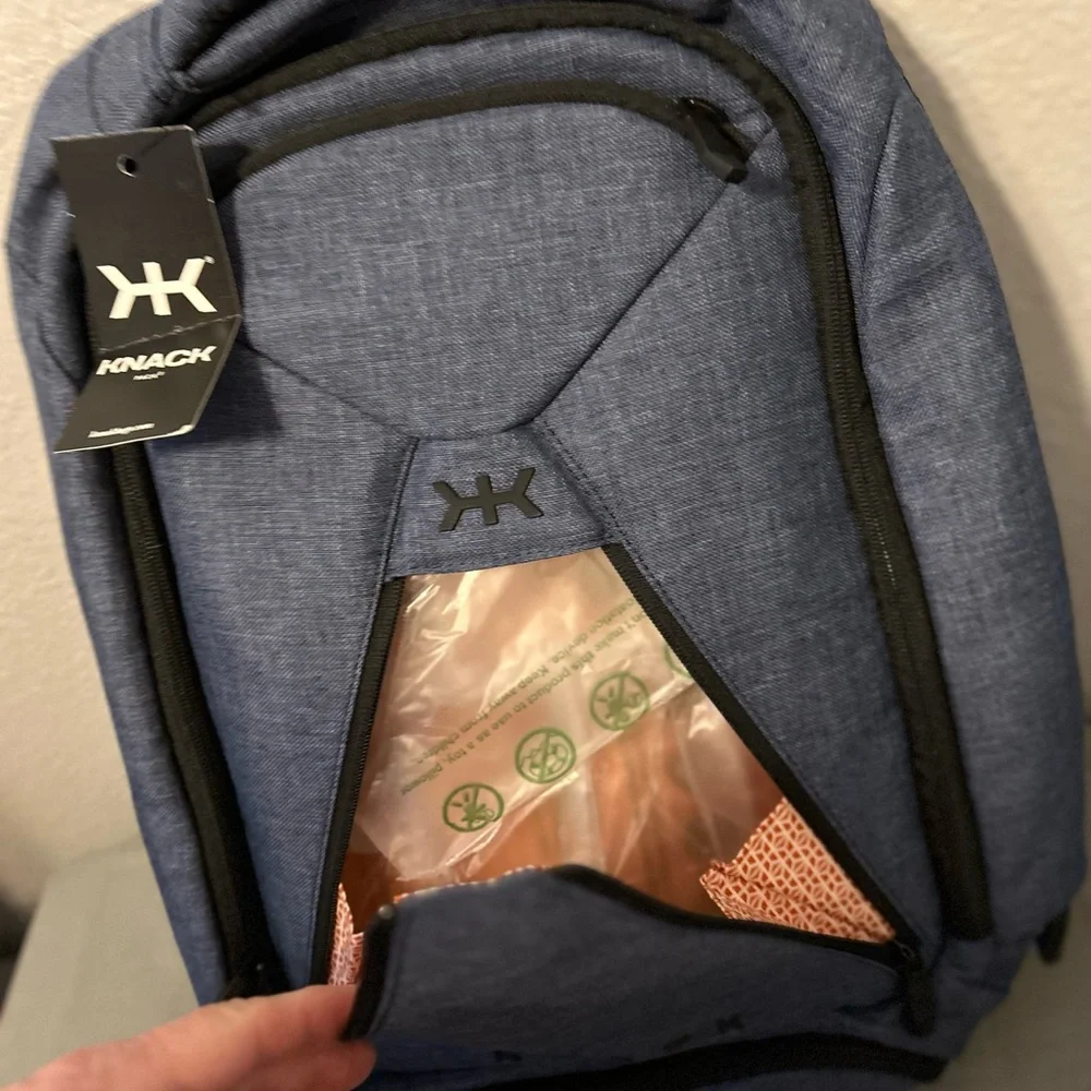 This is a Knack Series 2 Medium Expandable Pack in indigo blue. - Picture 7 of 10
